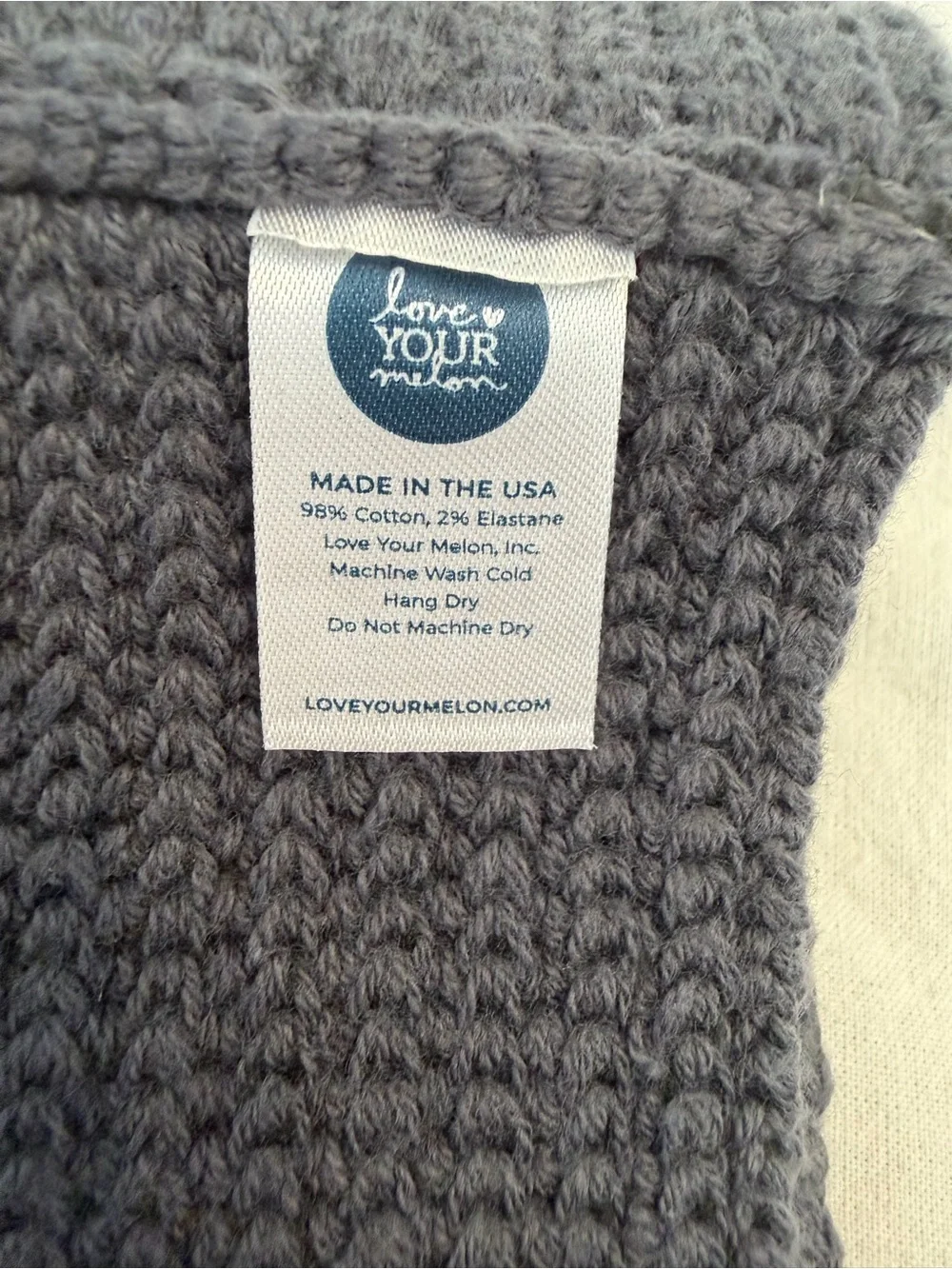 Love Your Melon Charcoal Grey Knit Headband